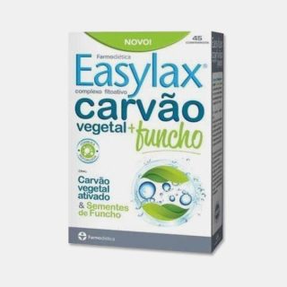 EASYLAX CARVÃO VEGETAL + FUNCHO 45 CAPS - FARMODIETICA