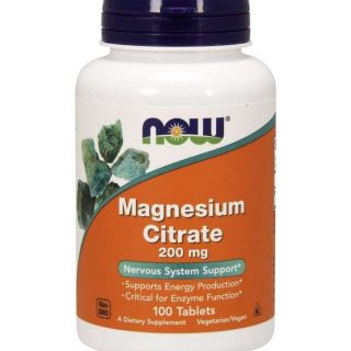 MAGNESIUM CITRATE 200MG - NOW