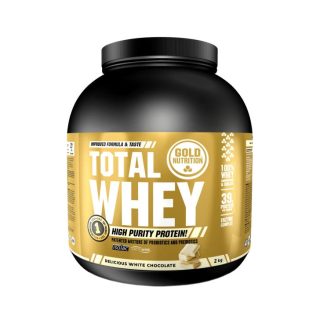 TOTAL WHEY CHOCOLATE BRANCO 2KG - GOLD NUTRITION
