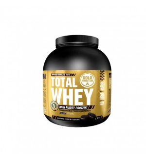TOTAL WHEY COOKIES CREAM 2KG - GOLD NUTRITION