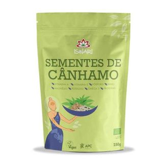 SEMENTES DE CANHAMO DESCASCADAS BIO 200G - ISWARI