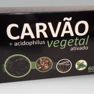 CARVÃO VEGETAL + ACIDOPHILUS  60 CÁPSULAS - SOLDIET
