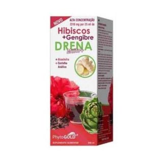 DRENA HIBISCO + GENGIBRE 500ml - PHYTOGOLD | Nutribem