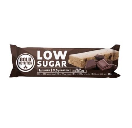 Protein bar low sugar dark chocolate - GOLD NUTRITION | Nutribem