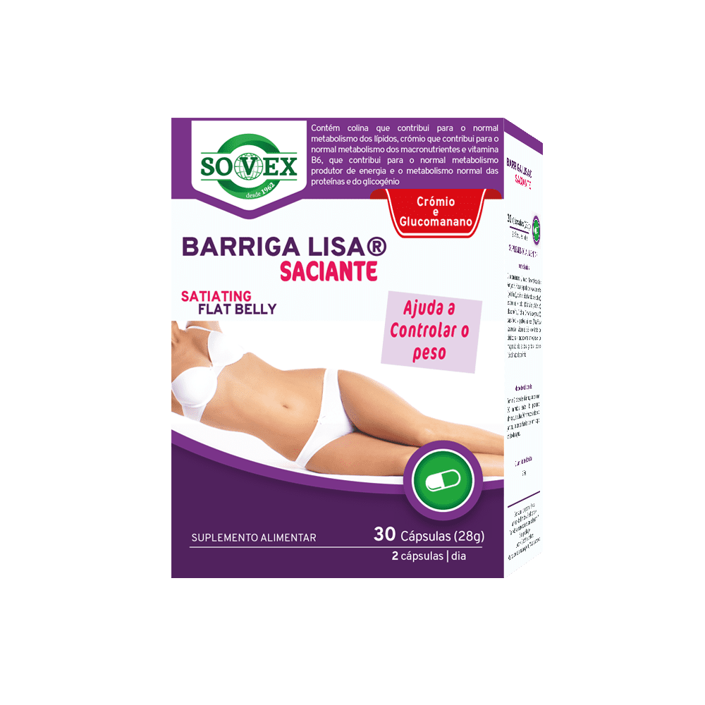 BARRIGA LISA SACIANTE 30 CAPS - SOVEX