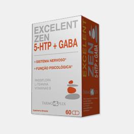EXCELENT ZEN 5HTP+GABA 60 CAPS - FARMOPLEX