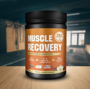 MUSCLE RECOVERY BAUNILHA 900GR - GOLDNUTRITION