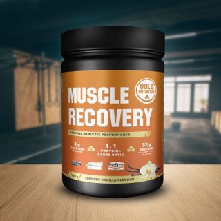 MUSCLE RECOVERY BAUNILHA 900GR - GOLDNUTRITION