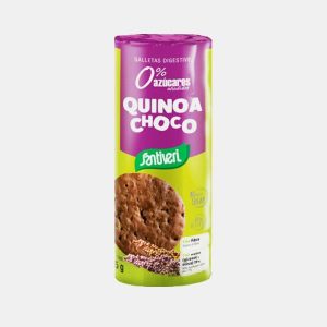 BOLACHA DIGESTIVA QUINOA E CHOCO 100GR - SANTIVERI