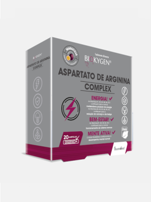  Biokygen Aspartato Arginina Complex 20 amp (Sabor Maracuja) - Fharmonat