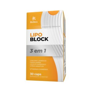 Lipoblock 3 em 1 30 caps - Biohera