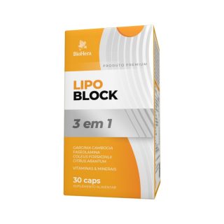 Lipoblock 3 em 1 30 caps - Biohera