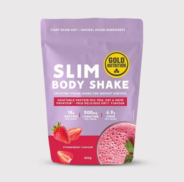 Slim Body Shake Strawberry 300g - GoldNutrition