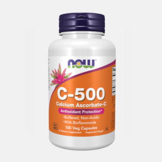 Vitamina C 500 no ácida 100 cáps. - Now