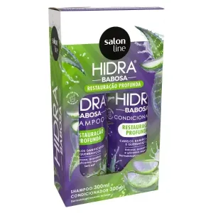 Hidra-Kit Sh+Cond. Babosa e Queratina 300ml - Salon Line