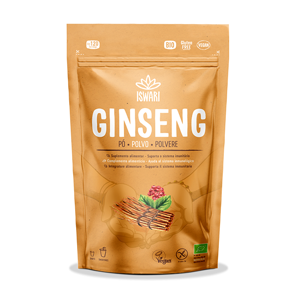 Ginseng siberiano en polvo Bio 150g - Iswari