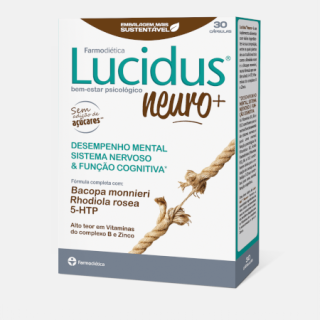 Lucidus Neuro+ 30cáps - Farmodiética