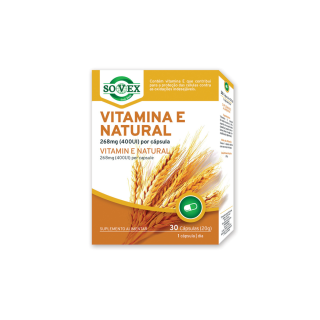 Vitamina E Natural 268mg(400ui) 30 cáps - Sovex