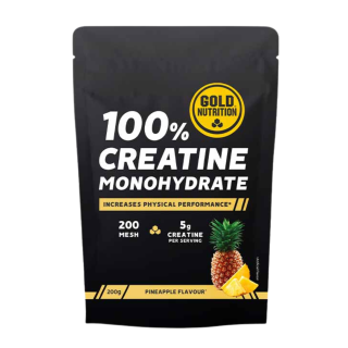 Creatine Monohydrate Ananás 200g - Gold Nutrition