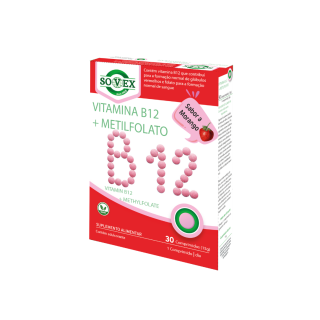 Vitamina B12 + Metilfolato 30comp - Sovex