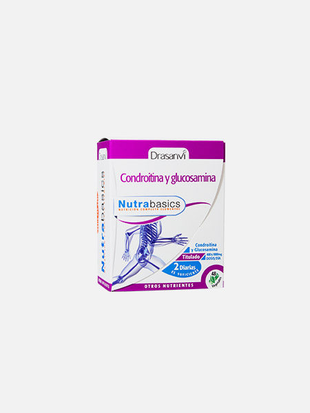 Nutrabasics Condroitina e Glucosamina 48 cáps - Drasanvi