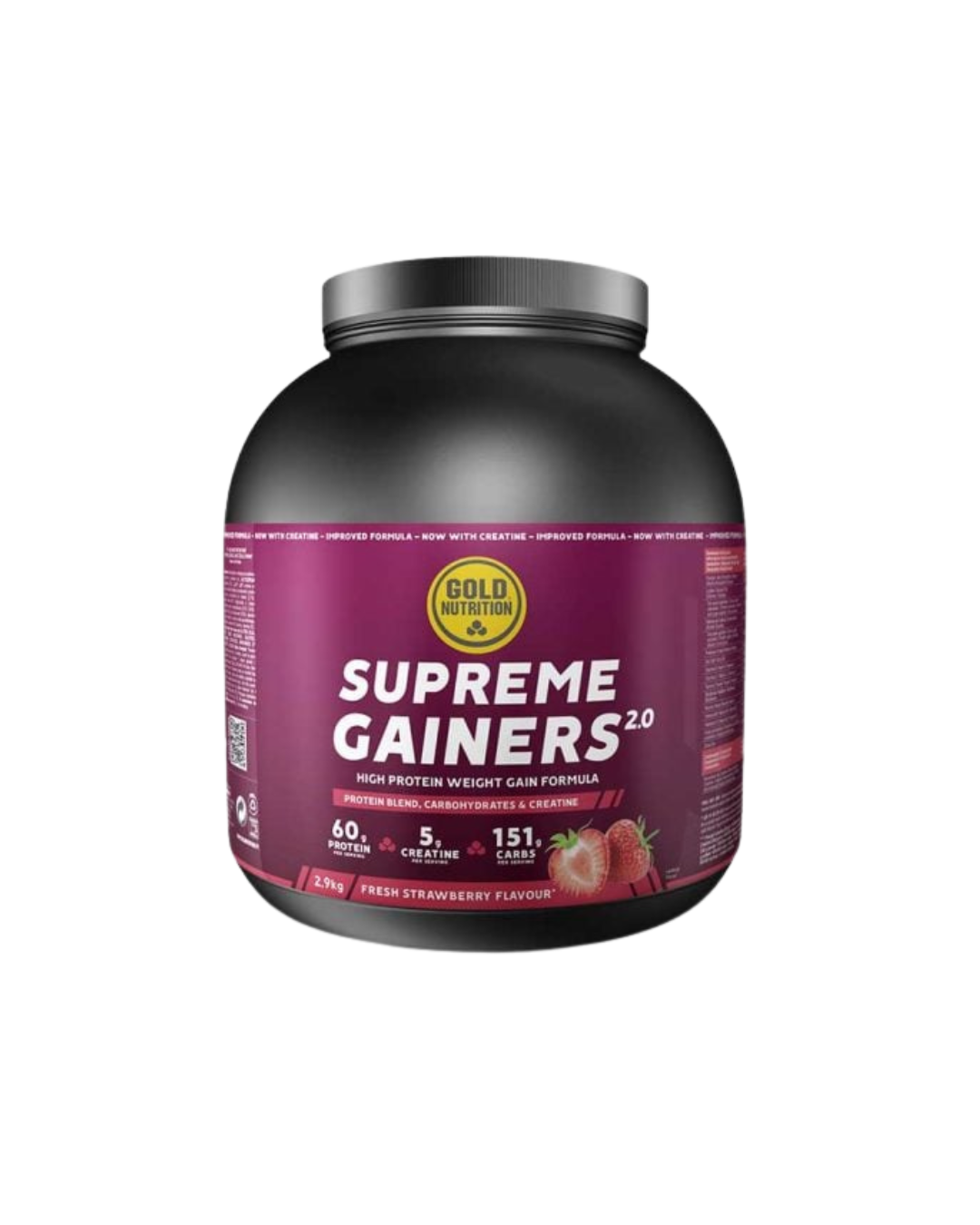 Supreme Gainers 2.0 Morango 2.9kg - Gold Nutrition