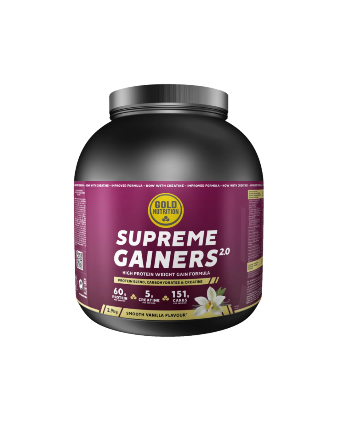 Supreme Gainers 2.0 Baunilha 2.9kg - Gold Nutrition