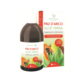 Pau D'arco Aloe e Papaia 500ml - Biocêutica