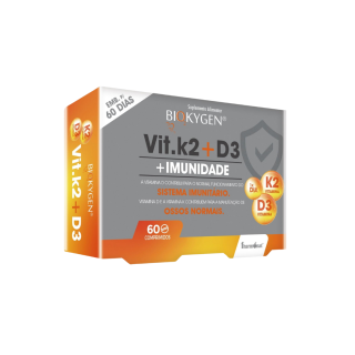 Biokygen Vitamina K2 + D3 60comp - Fharmonat