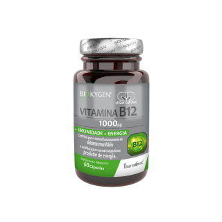 Biokygen Vitamina B12 60 Caps - Fharmonat