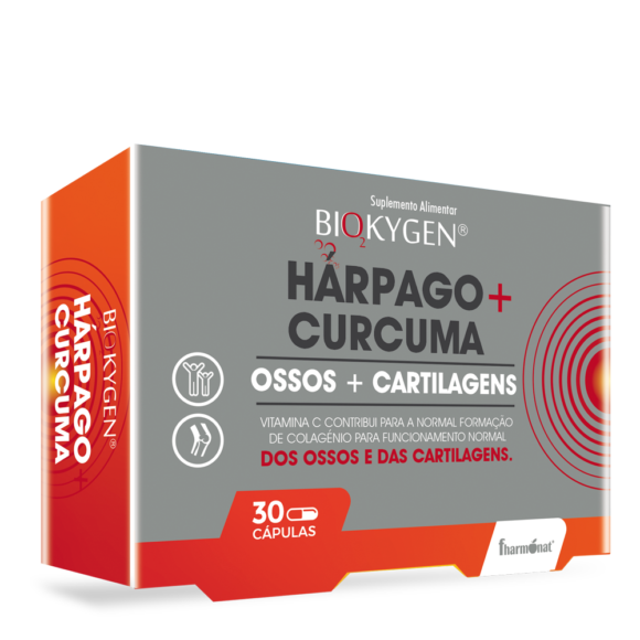 Biokygen Curcuma e Harpago 30 caps - Fharmonat