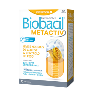 Biobacil Metactiv 30 Caps - Farmodietica