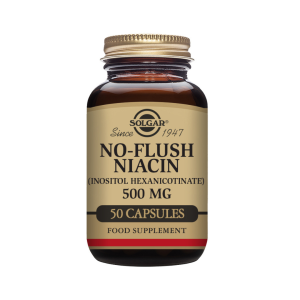 No Flush Niacin 500mg 50 Cáps - Solgar